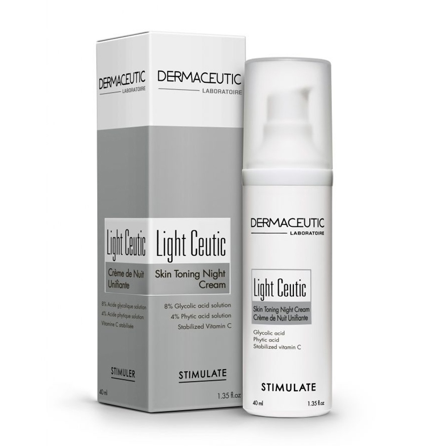 Kem Dưỡng Hỗ Trợ Làm Trắng Da Ban Đêm Dermaceutic Light Ceutic 40ml - Duy Hoang