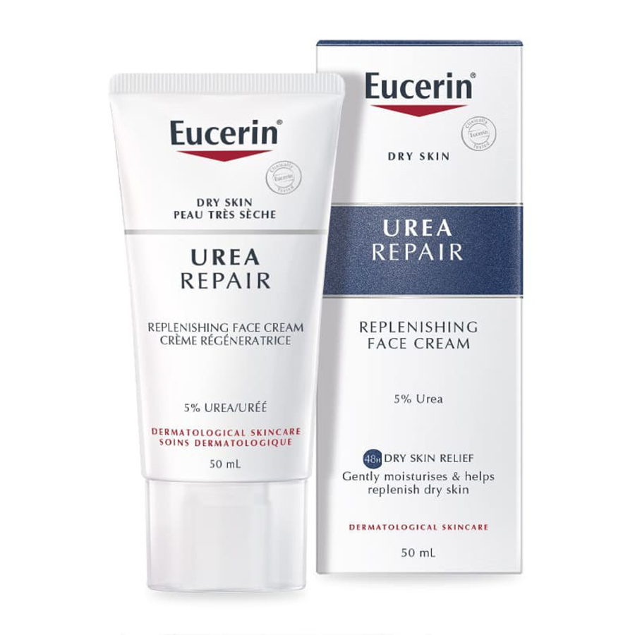 Kem Dưỡng Hỗ Trợ Phục Hồi Da Eucerin Urea 5% Repair Face Cream 50ml - Duy Hoang
