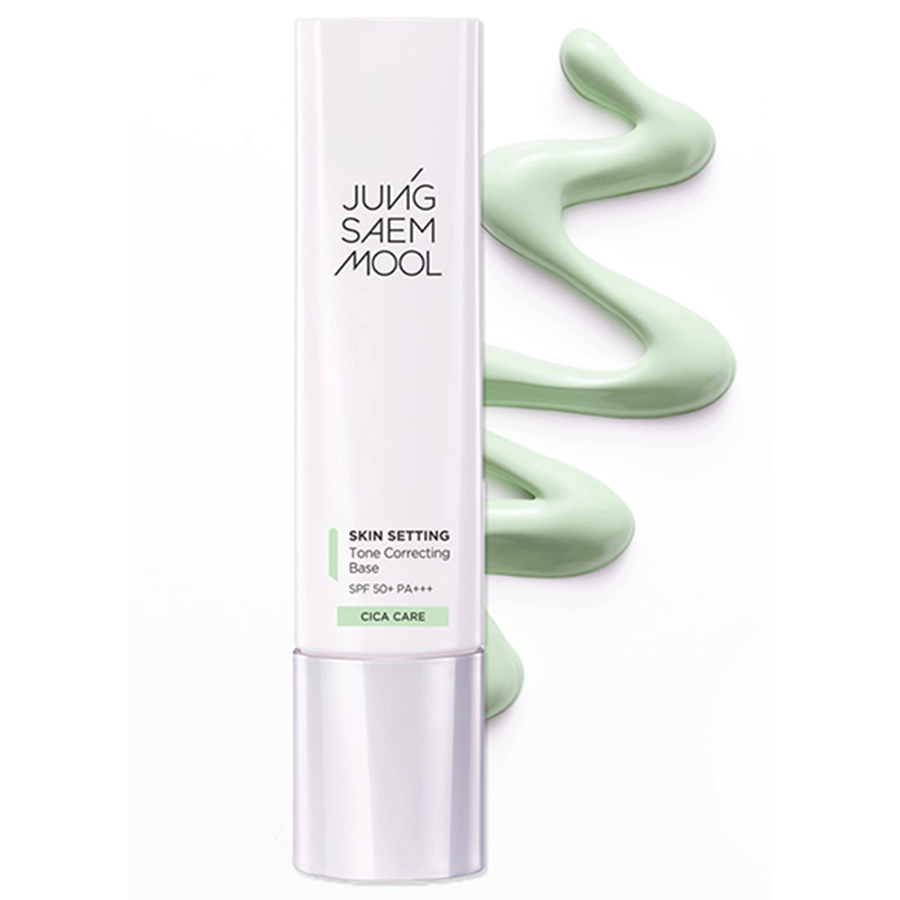 Kem Lót Jung Saem Mool Skin Setting Tone Correcting Base Màu Xanh 40ml - Duy Hoang