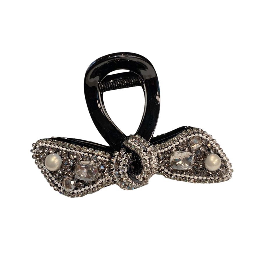 Kẹp Tóc Nữ Meri Sparkling Bow HC213-Đ Màu Đen - Duy Hoang