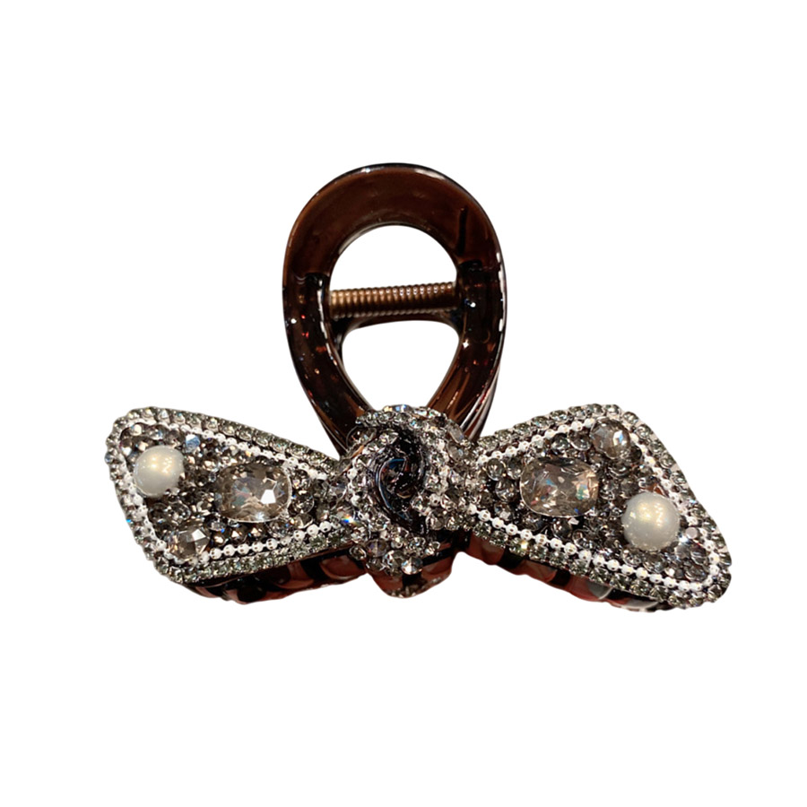 Kẹp Tóc Nữ Meri Sparkling Bow HC213-N Màu Nâu - Duy Hoang