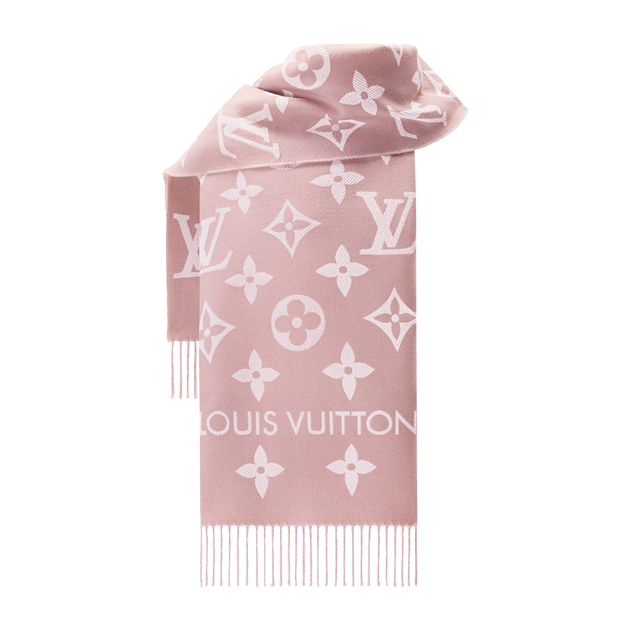 Khăn Quàng Cổ Louis Vuitton LV Essential Scarf M77854 Màu Hồng - Duy Hoang