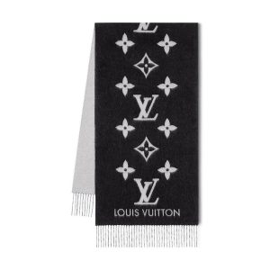 Khăn Quàng Cổ Louis Vuitton LV Reykjavik Scarf M71040 Màu Đen - Duy Hoang