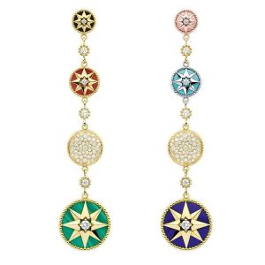 Khuyên Tai Jewery LuxuryRose Des Vents Màu Vàng Gold - Duy Hoang