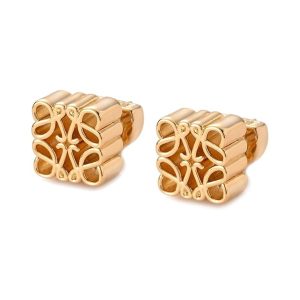 Khuyên Tai Nữ Loewe Earrings Designer Vintage Earrings Women's Màu Vàng - Duy Hoang