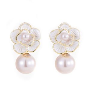 Nhẫn Nữ Jessica Pearl Delicate Feather JR15 Màu Bạc - Duy Hoang