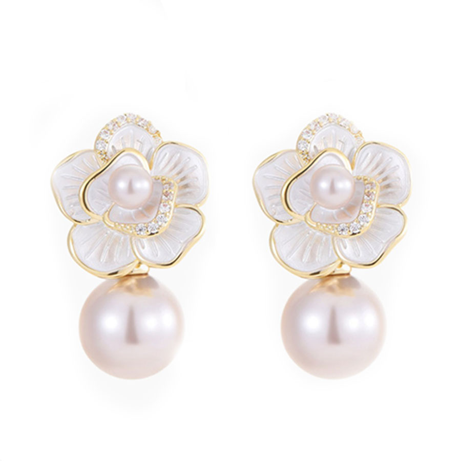 Nhẫn Nữ Jessica Pearl Delicate Feather JR15 Màu Bạc - Duy Hoang