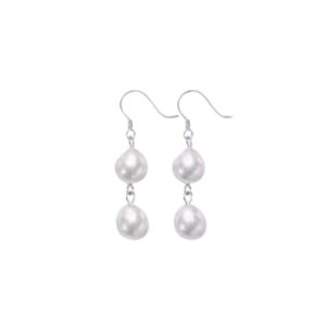 Khuyên Tai Nữ Kya Jewel Multicolor Pearl JSE7 Màu Trắng - Duy Hoang