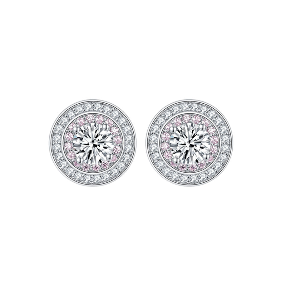 Khuyên Tai Nữ Kya Jewel Romantic Circle SE134 Màu Bạc - Duy Hoang