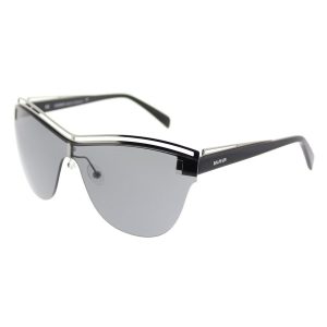 Kính Mát Nam Balmain Black Single Lens Cat Eye Sunglasses BL2108B C02 Màu Đen - Duy Hoang