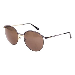 Kính Mát Nữ Balmain Round Metal Mirrored Sunglasses BL2529 01 Màu Nâu - Duy Hoang