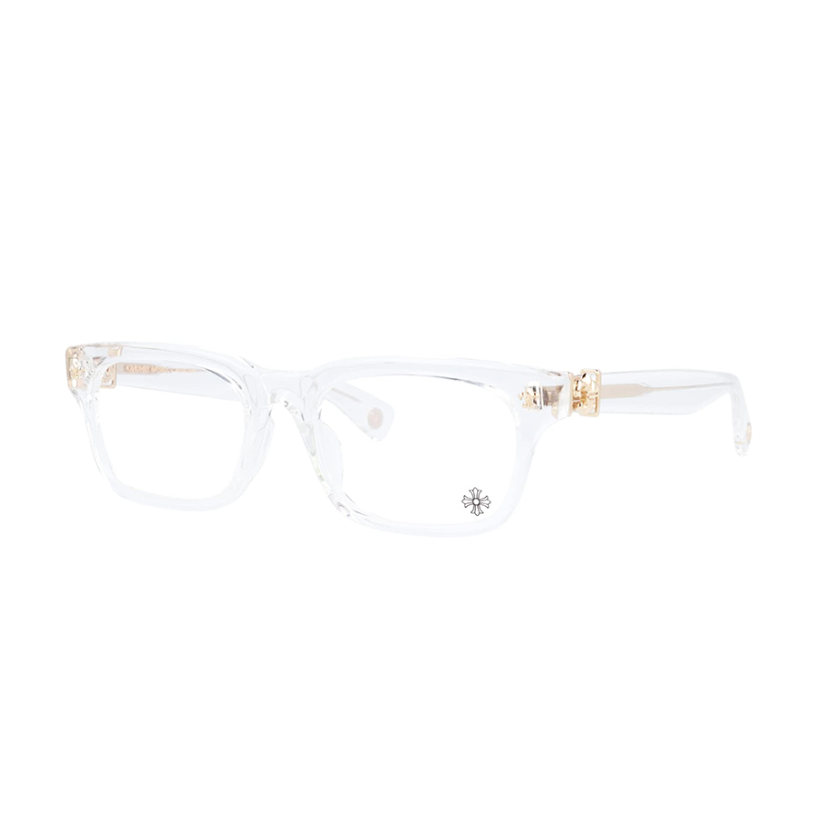 Kính Mắt Cận Unisex Chrome Hearts Gittin Any A Crys 18KGP Màu Trắng - Duy Hoang
