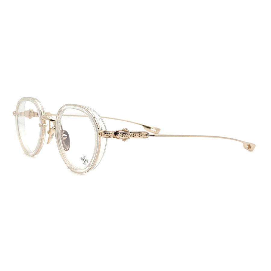 Kính Mắt Cận Chrome Hearts Sex T-9 Crystal/Gold Plated Màu Vàng - Duy Hoang