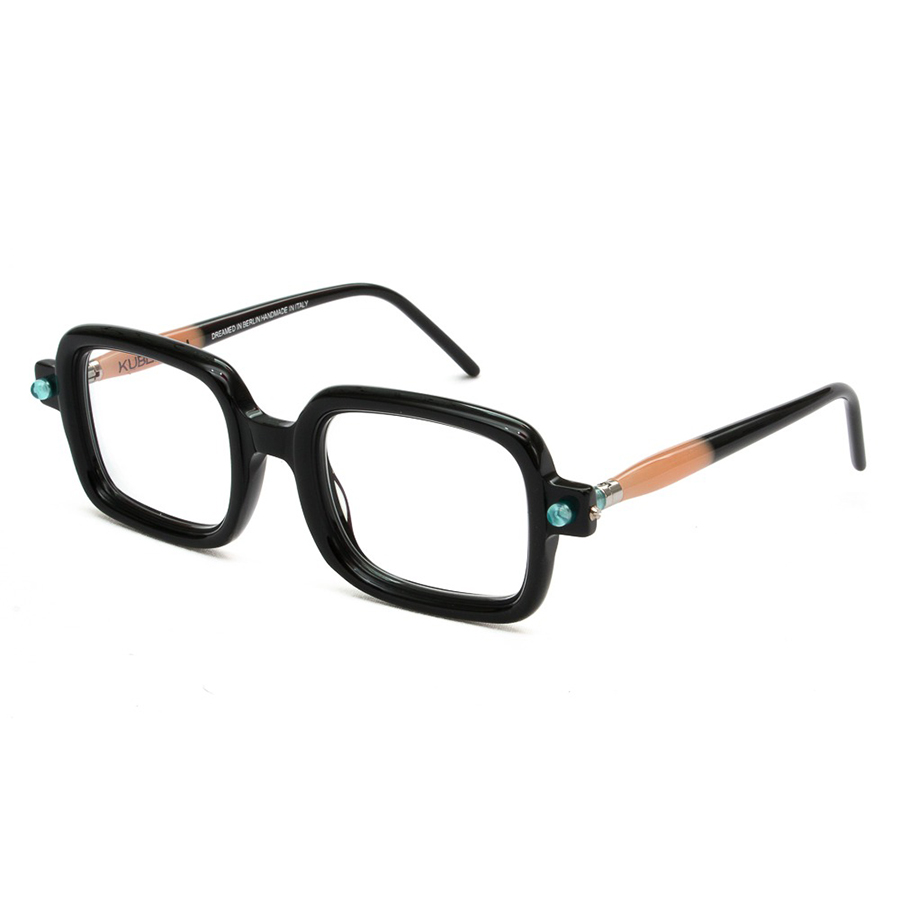 Kính Mắt Cận Kuboraum Mask P2 - BSAM Eyeglasses Màu Đen/Vàng - Duy Hoang