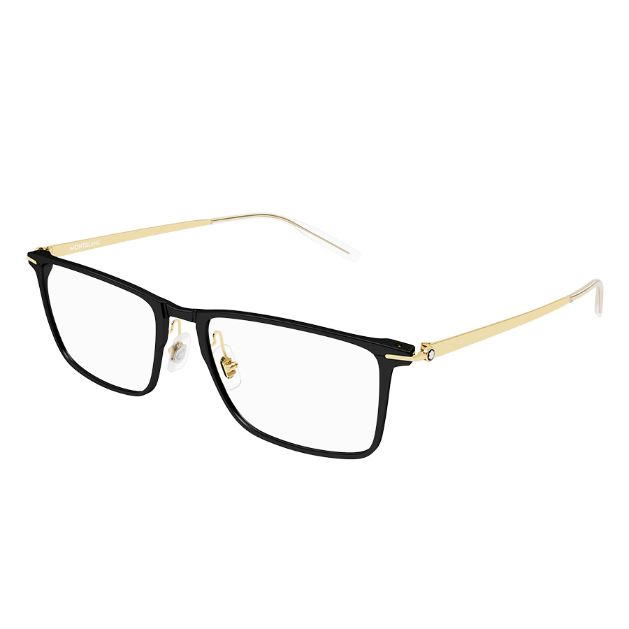 Kính Mắt Cận Nam Montblanc MB0285OA-003 Màu Đen Vàng - Duy Hoang