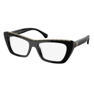 Kính Mắt Cận Nữ Chanel 0CH3480 C622 Eyeglasses Màu Đen Size 52 - Duy Hoang