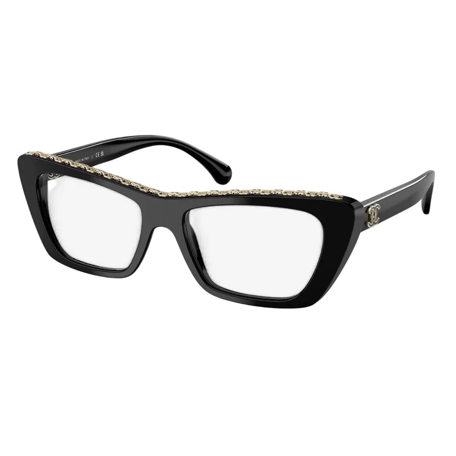 Kính Mắt Cận Nữ Chanel 0CH3480 C622 Eyeglasses Màu Đen Size 52 - Duy Hoang