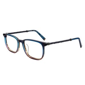 Kính Mắt Cận Unisex John Varvatos Eyeglasses V400 Genuine Leather Navy Gradient Màu Navy Gradient - Duy Hoang