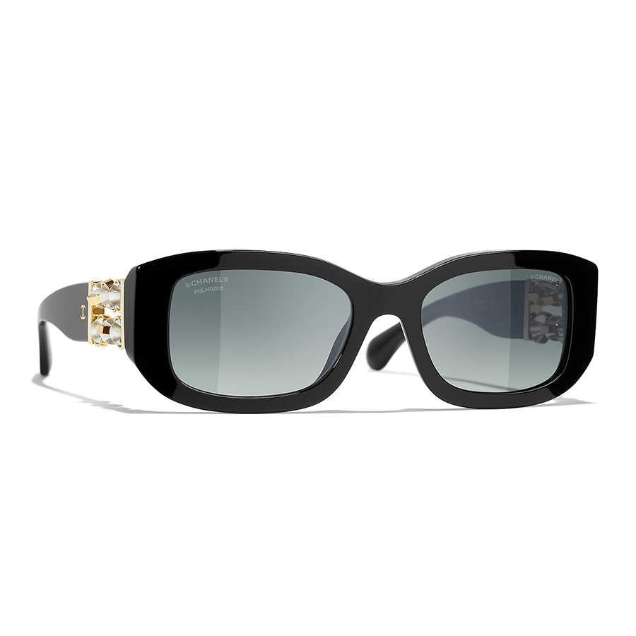 Kính Mát Chanel Rectangle Black/ Grey CH5542 C622S8 Màu Đen Xám - Duy Hoang
