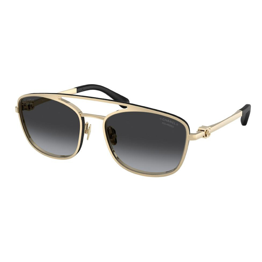 Kính Mát Chanel Sunglasses 0CH4290Q C395S8 Màu Đen/Gold - Duy Hoang