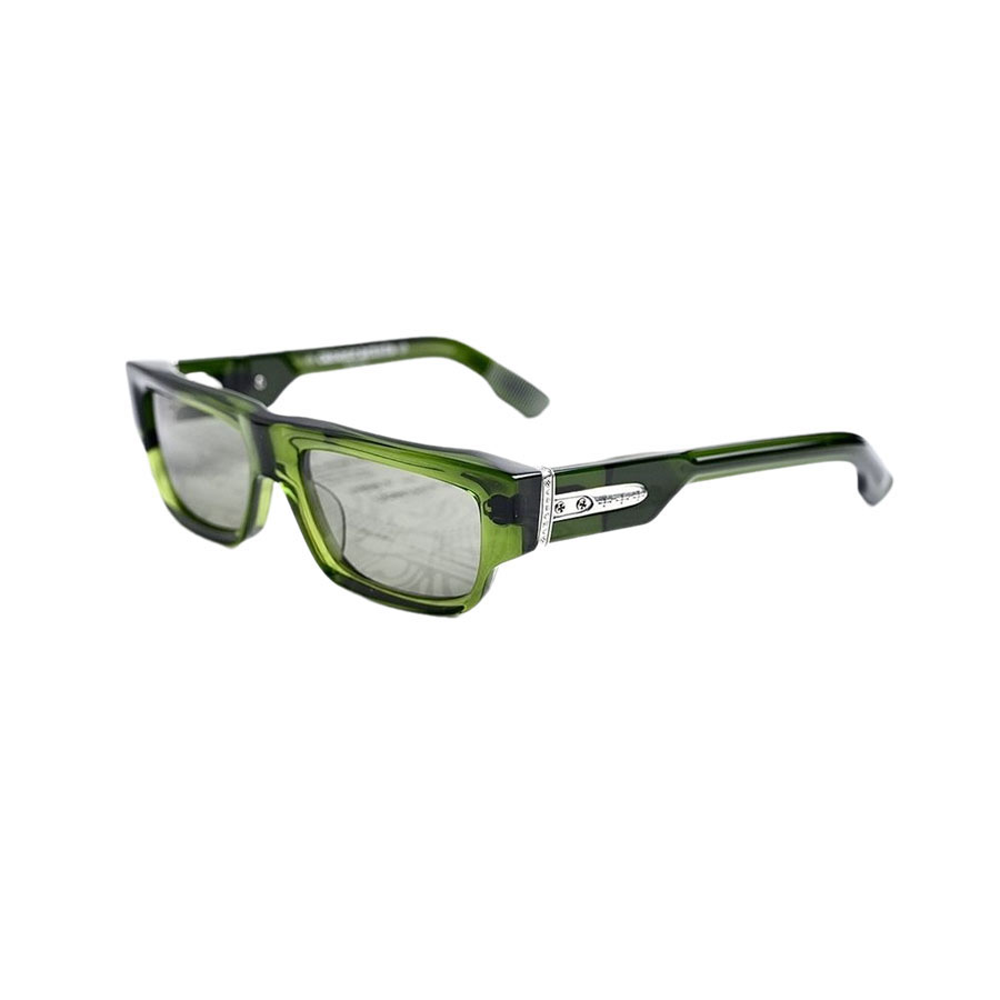 Kính Mát Chrome Hearts Girth Quake Dark Olive Sunglasses Màu Xanh - Duy Hoang