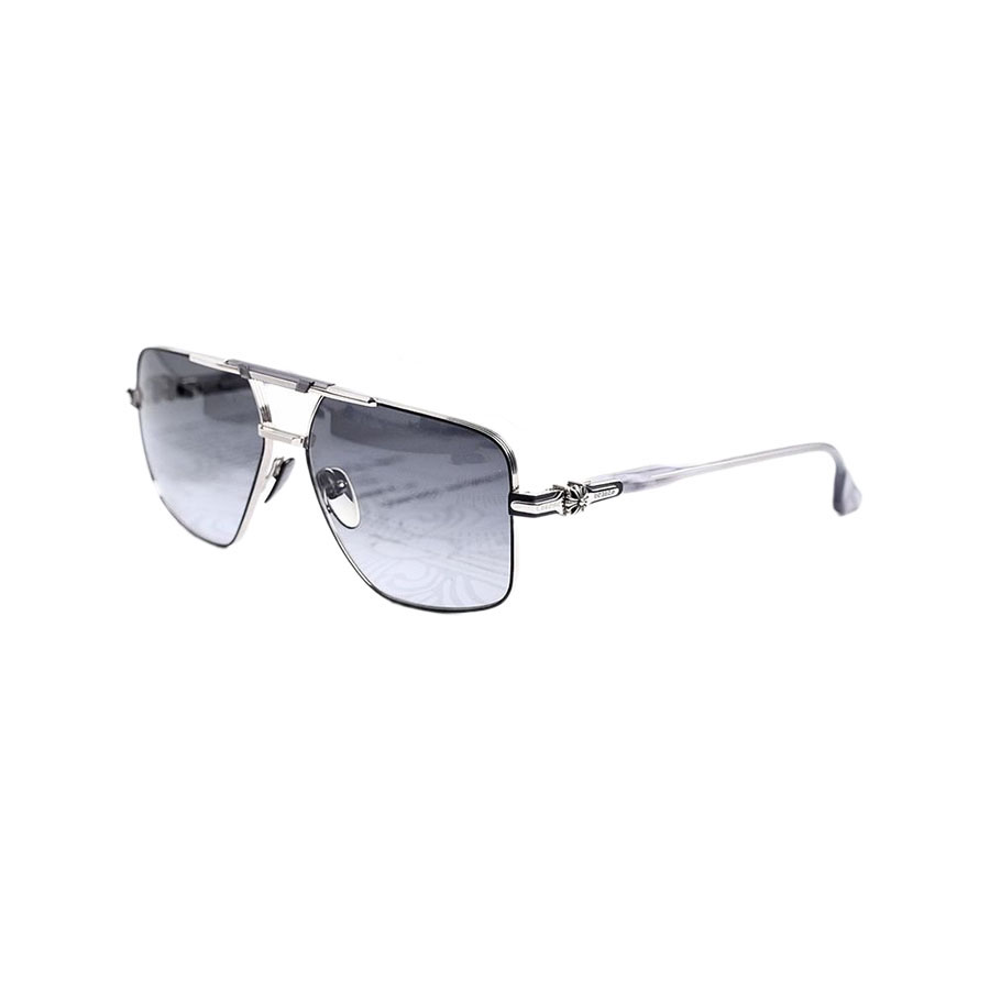 Kính Mát Chrome Hearts Nailer Orb/Shin Silver- Matte Graphite Sunglasses Màu Xám Bạc - Duy Hoang