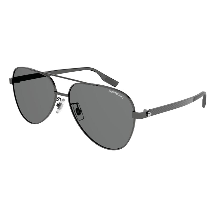 Kính Mát Montblanc Smart Sporty MB0182S-007 Sunglasses Màu Xám - Duy Hoang