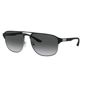 Kính Mát Nam Emporio Armani Matte Gunmetal/Black Metal Frame 0EA2144 33651 Màu Xám Đen - Duy Hoang