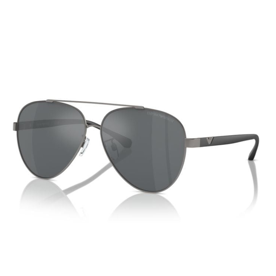 Kính Mát Nam Emporio Armani Sunglasses 0EA2046D 30036G62 Màu Xám/Đen - Duy Hoang