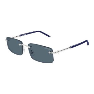 Kính Mát Nam Montblanc MB0443S 003 Màu Xanh Bạc - Duy Hoang
