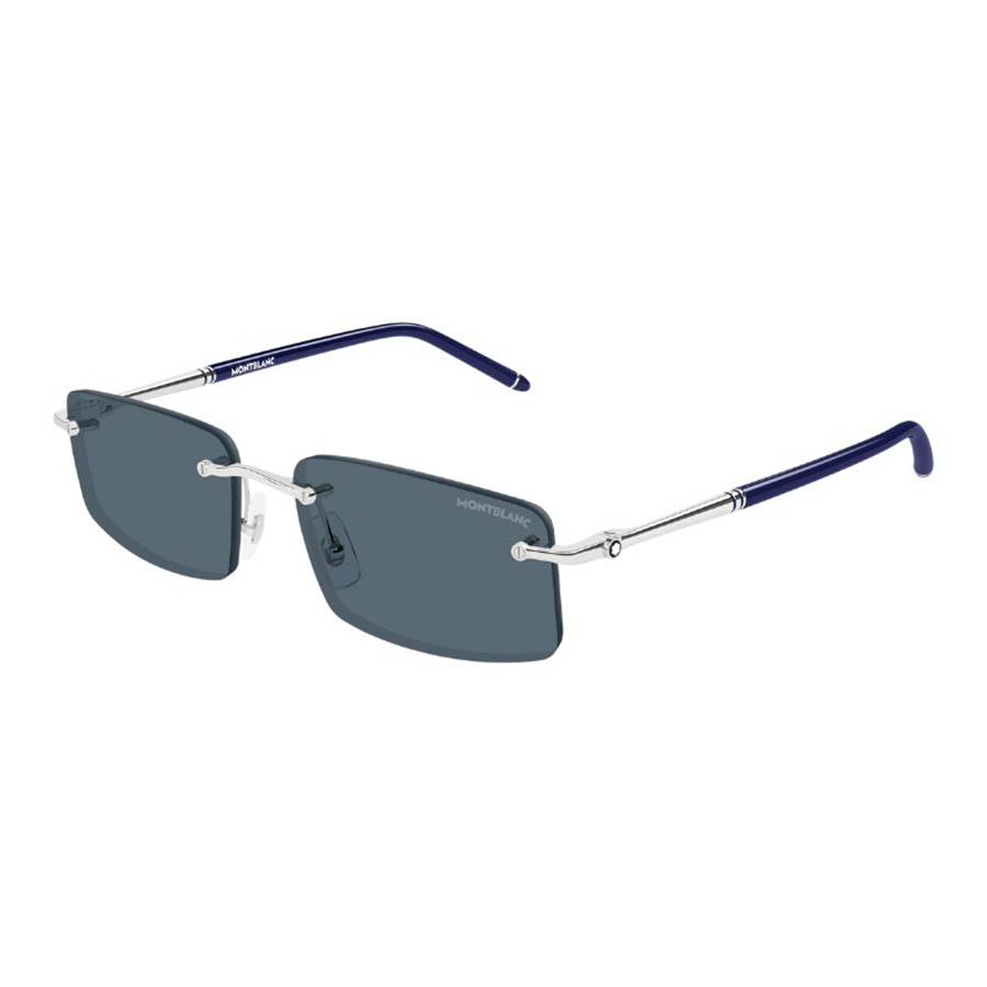 Kính Mát Nam Montblanc MB0443S 003 Màu Xanh Bạc - Duy Hoang