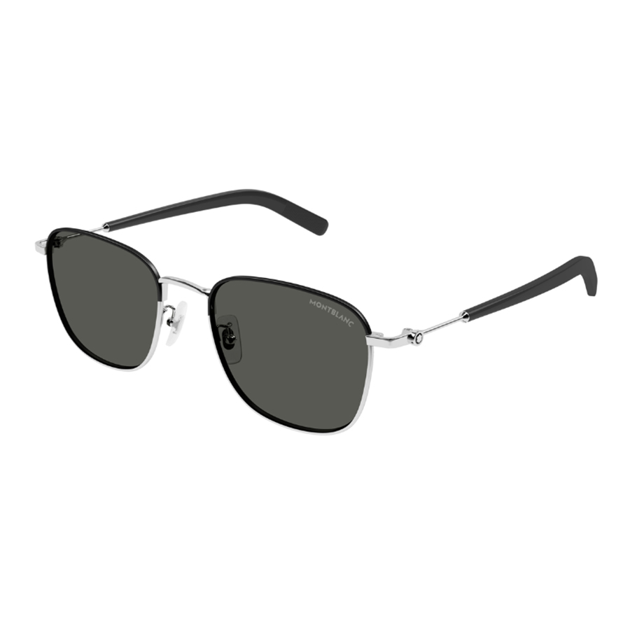 Kính Mát Nam Montblanc Sunglasses MB0392SA 002 Màu Xám/Đen - Duy Hoang