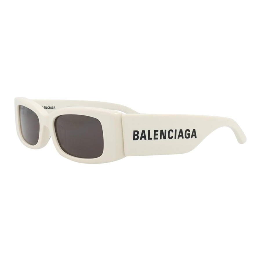 Kính Mát Nữ Balenciaga Sunglasses BB0260S 003 Màu Trắng Xám - Duy Hoang