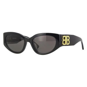 Kính Mát Nữ Balenciaga Sunglasses BB0324SK 002 Màu Đen - Duy Hoang
