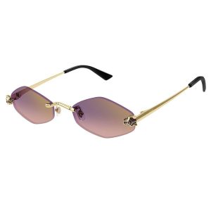 Kính Mát Nữ Cartier CT0433S 004 Màu Hồng Vàng - Duy Hoang
