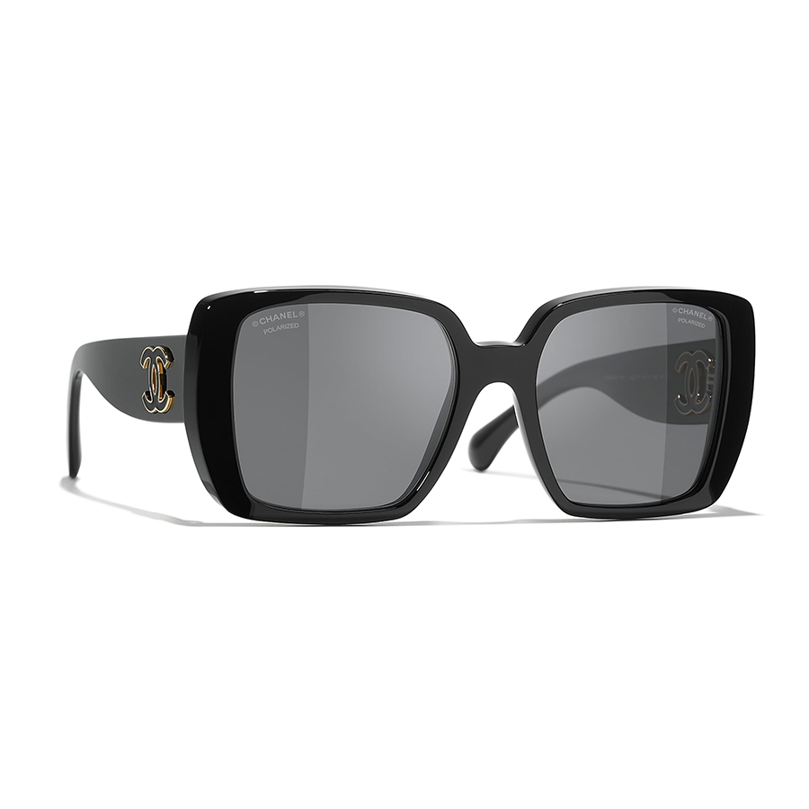 Kính Mát Chanel Square Sunglasses CH5541 C622T8 Màu Đen Xám - Duy Hoang