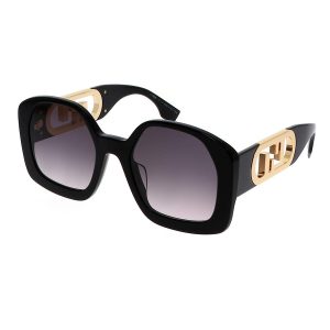 Kính Mát Nữ Fendi Black Sunglasses FE40048U 01B 54 Màu Đen - Duy Hoang