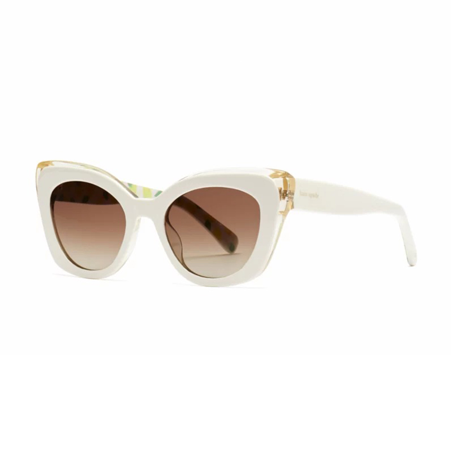 Kính Mát Nữ Kate Spade Sunglasses MARIGOLD/S 0SZJHA 51 Màu Trắng Ngà - Duy Hoang