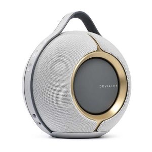 Loa Devialet Mania (Pin 10h, Kháng Nước IPX4, 176W, Bluetooth 5.0) Opera Paris Mạ Vàng 24K Màu Xám Vàng - Duy Hoang
