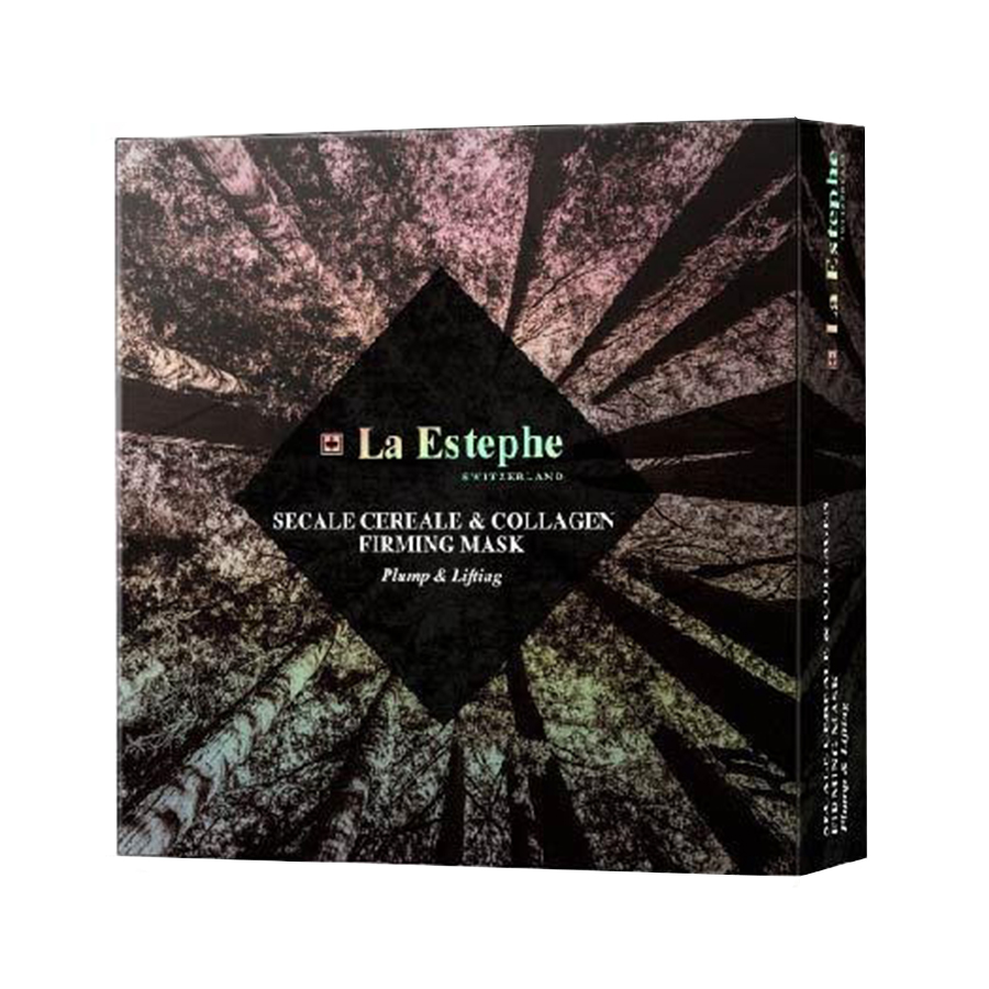 Mặt Nạ Collagen La Estephe Secale Cereale & Collagen Firming Mask Hộp 6 Miếng x 28g - Duy Hoang