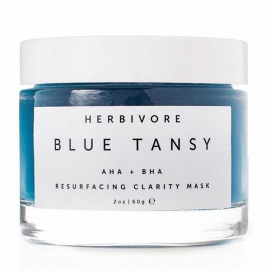 Mặt Nạ Herbivore Botanicals Blue Tansy AHA + BHA Resurfacing Clarity Mask 60g - Duy Hoang