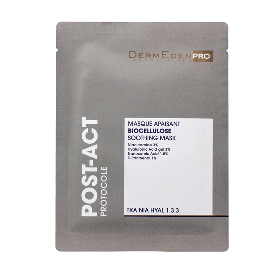 Mặt Nạ Hỗ Trợ Cấp Ẩm Phục Hồi Chuyên Sâu Dermeden Biocellulose (Hộp 5 Miếng x 25ml) - Duy Hoang