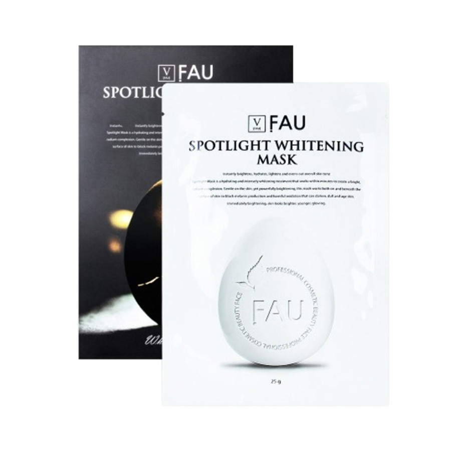 Mặt Nạ Hỗ Trợ Dưỡng Trắng, Mờ Thâm Fau Spotlight Whitening Mask (25g x 5) - Duy Hoang