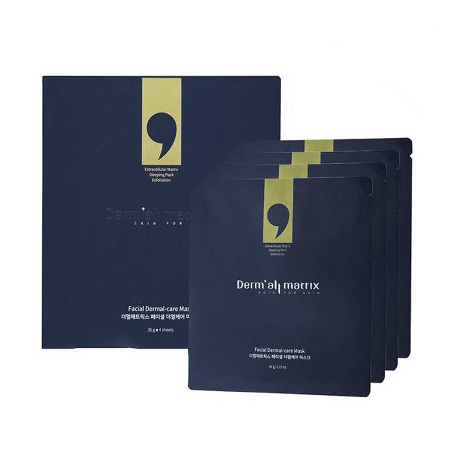 Mặt Nạ Hỗ Trợ Dưỡng Trắng Nâng Cơ Derm All Matrix Facial Dermal-Care Mask - Duy Hoang