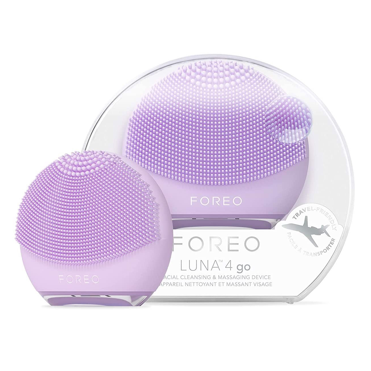 Máy Rửa Mặt Foreo Luna 4 Go Facial Cleansing & Massaging Device Lavender Màu Tím - Duy Hoang