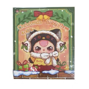 Móc Khóa Baby Three 400% Mèo Giáng Sinh Phối Màu - Duy Hoang