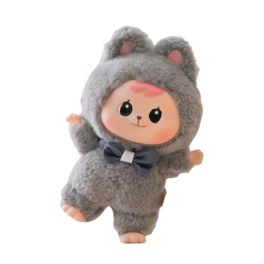 Móc Khóa CQTOYS Bao-ao Cuddle Series Plush Dolls Unopened Blind Box Màu Ghi - Duy Hoang