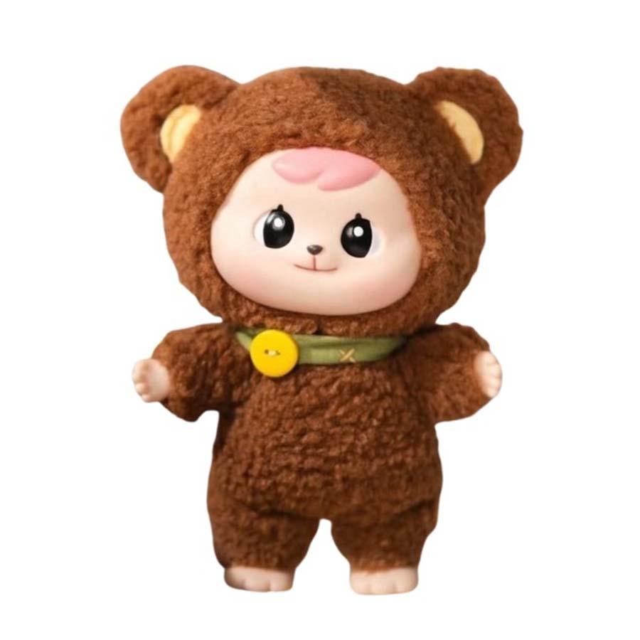 Móc Khóa CQTOYS Bao-ao Cuddle Series Plush Dolls Unopened Blind Box Màu Nâu Đậm - Duy Hoang
