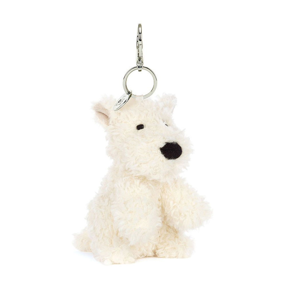 Móc Khóa Jellycat Munro Scottie Màu Trắng - Duy Hoang