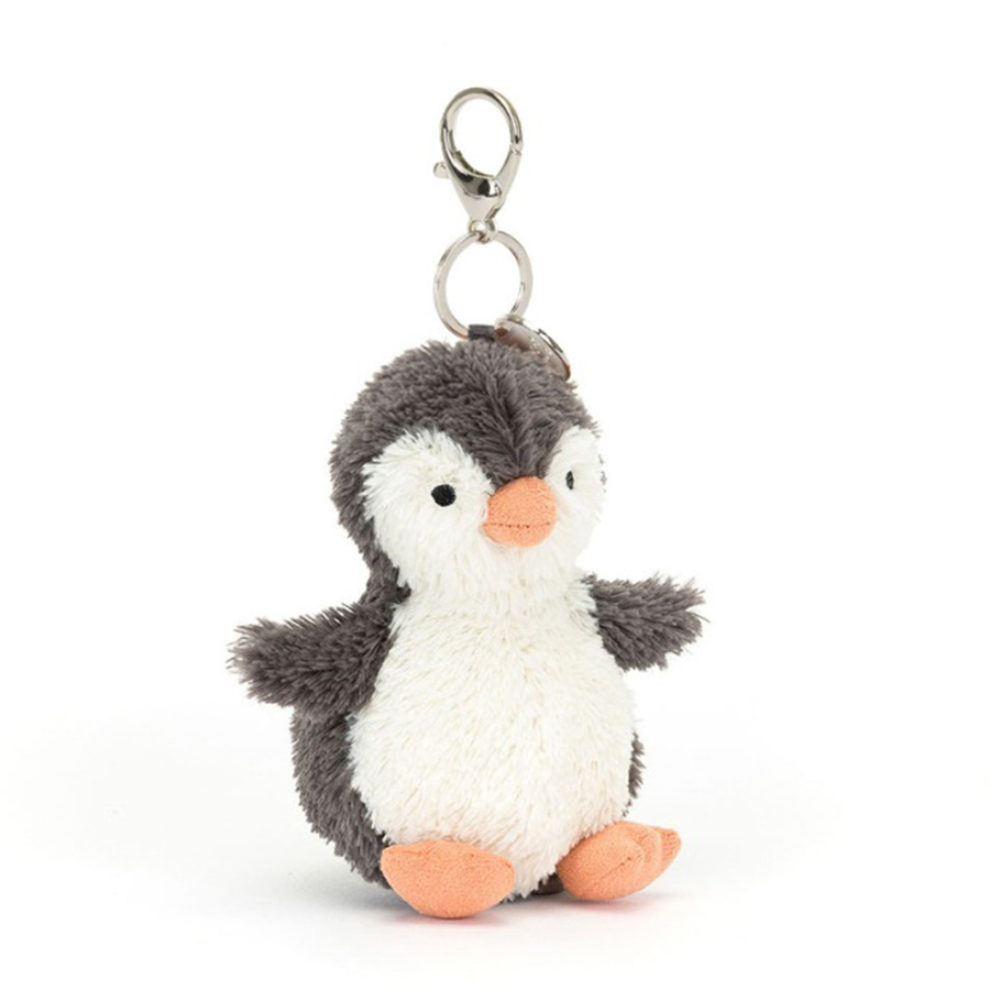 Móc Khóa Jellycat Penguin Màu Trắng Xám - Duy Hoang